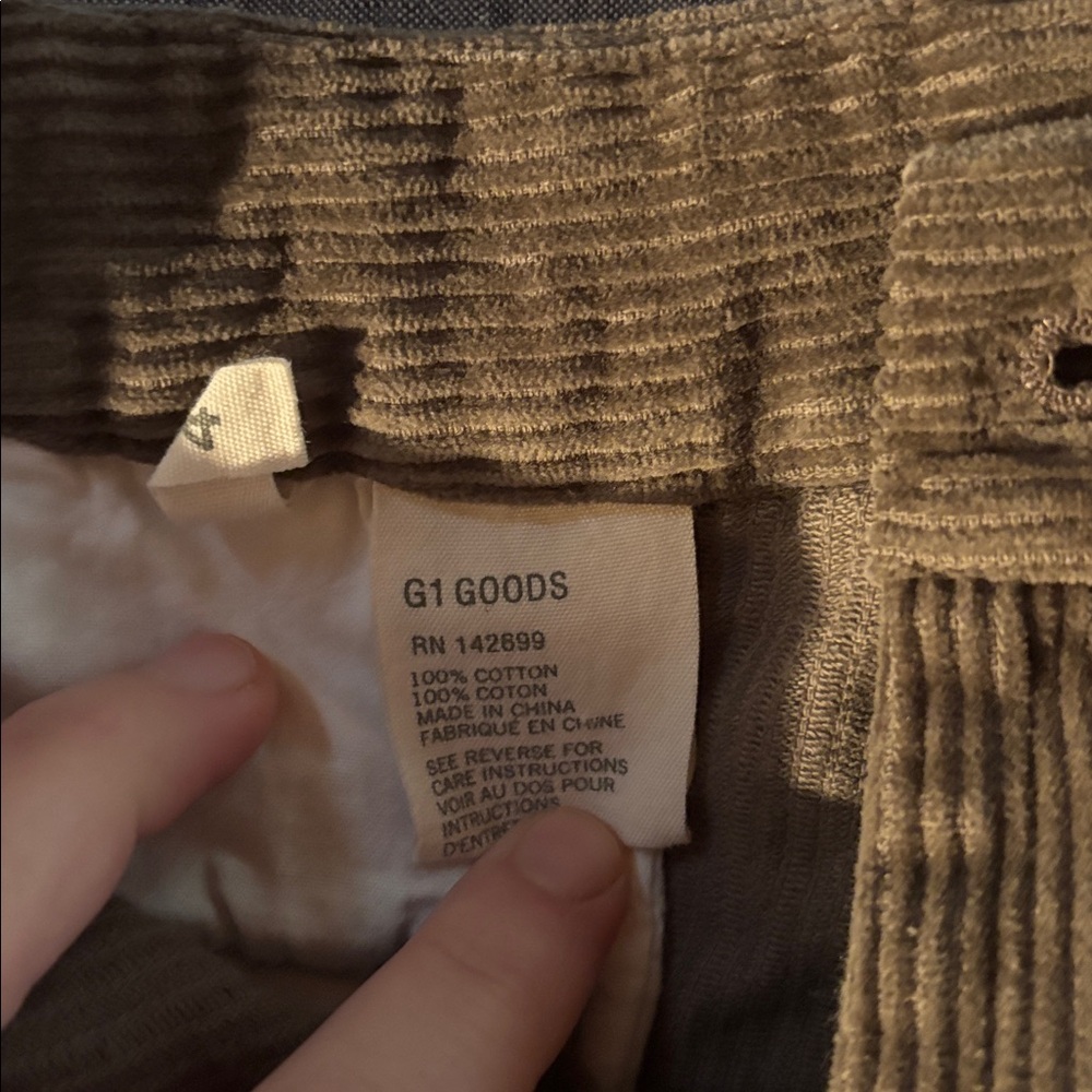 G1 goods city pant in log color - Picture 4 of 4